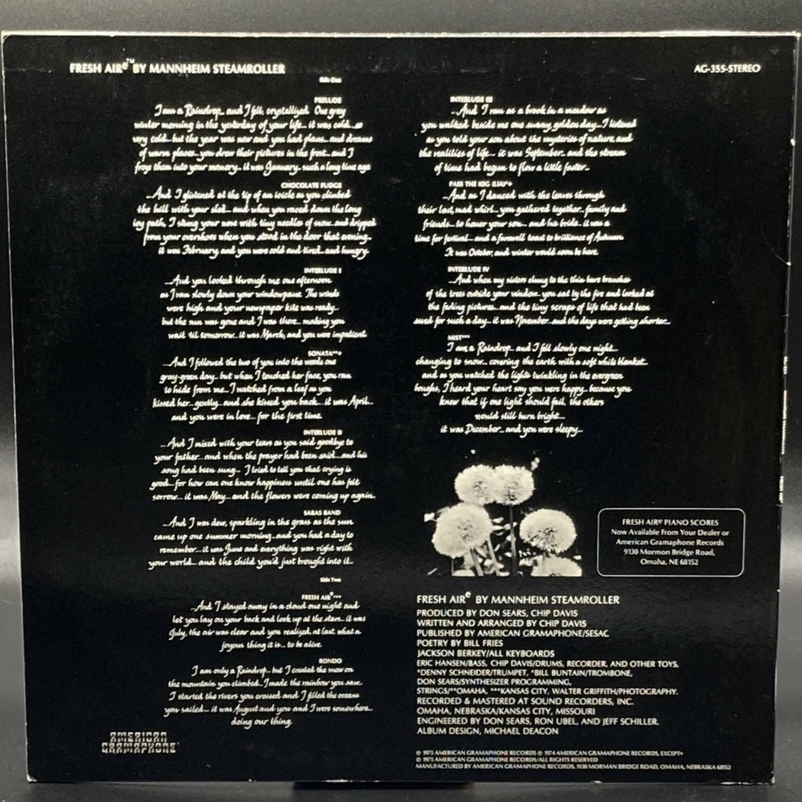 Mannheim Steamroller - Fresh Aire I - Ominous Synths Records