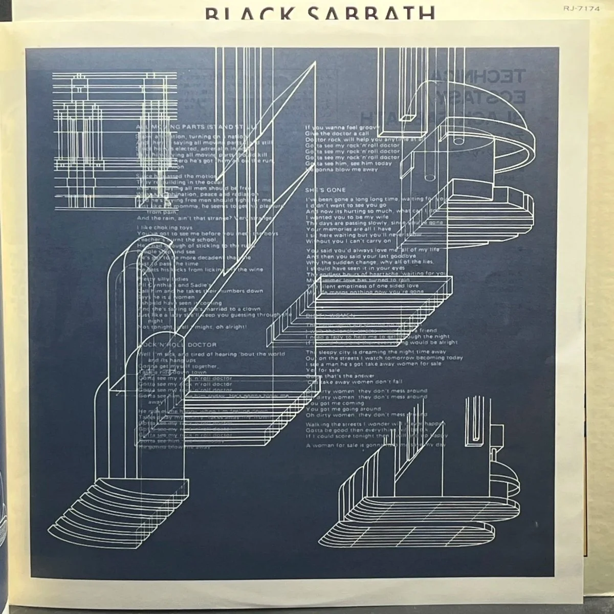 Black Sabbath - Technical Ecstasy - Ominous Synths Records