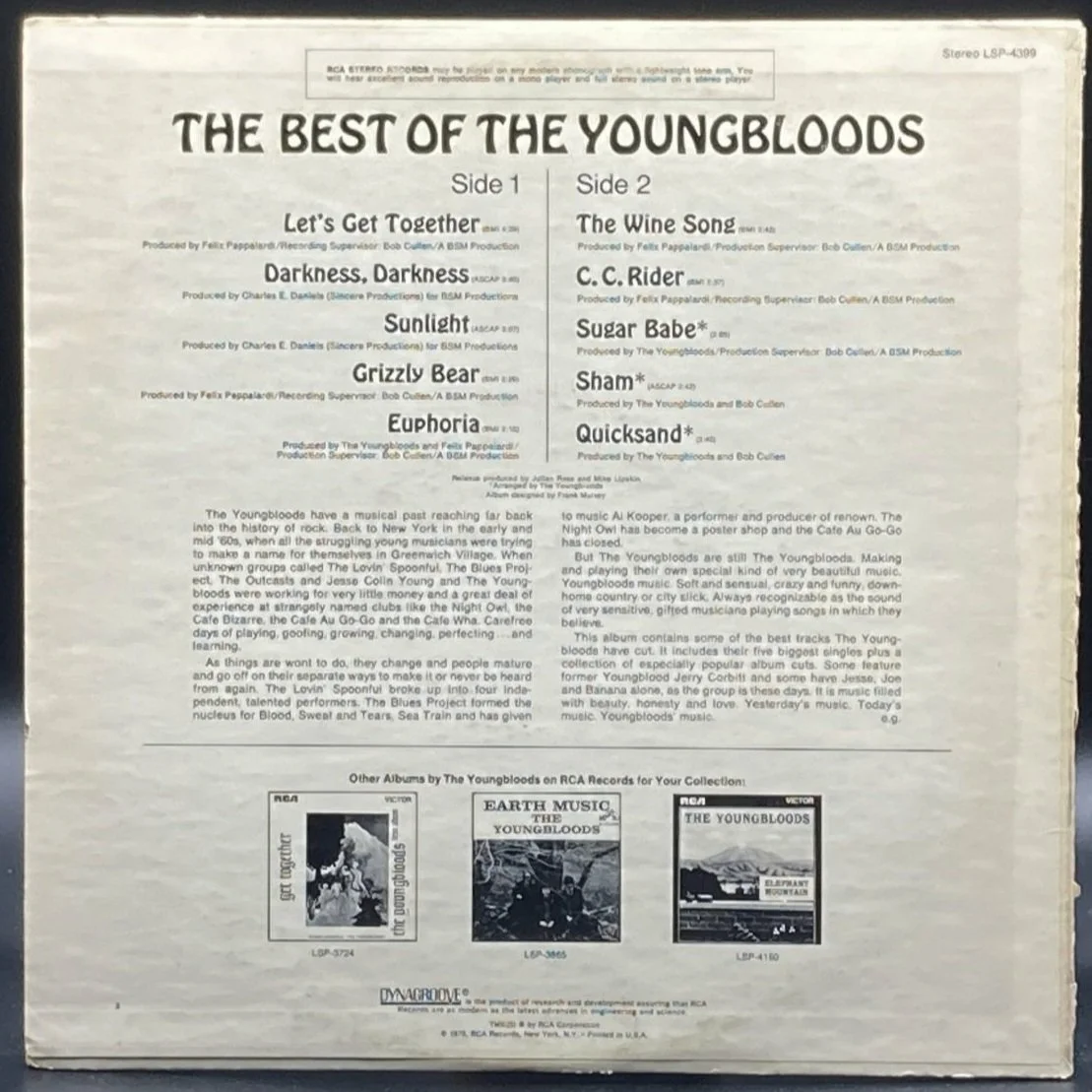 洋楽 The Best of The Youngbloods The Youngbloods - The Best of The Youngbloods 12