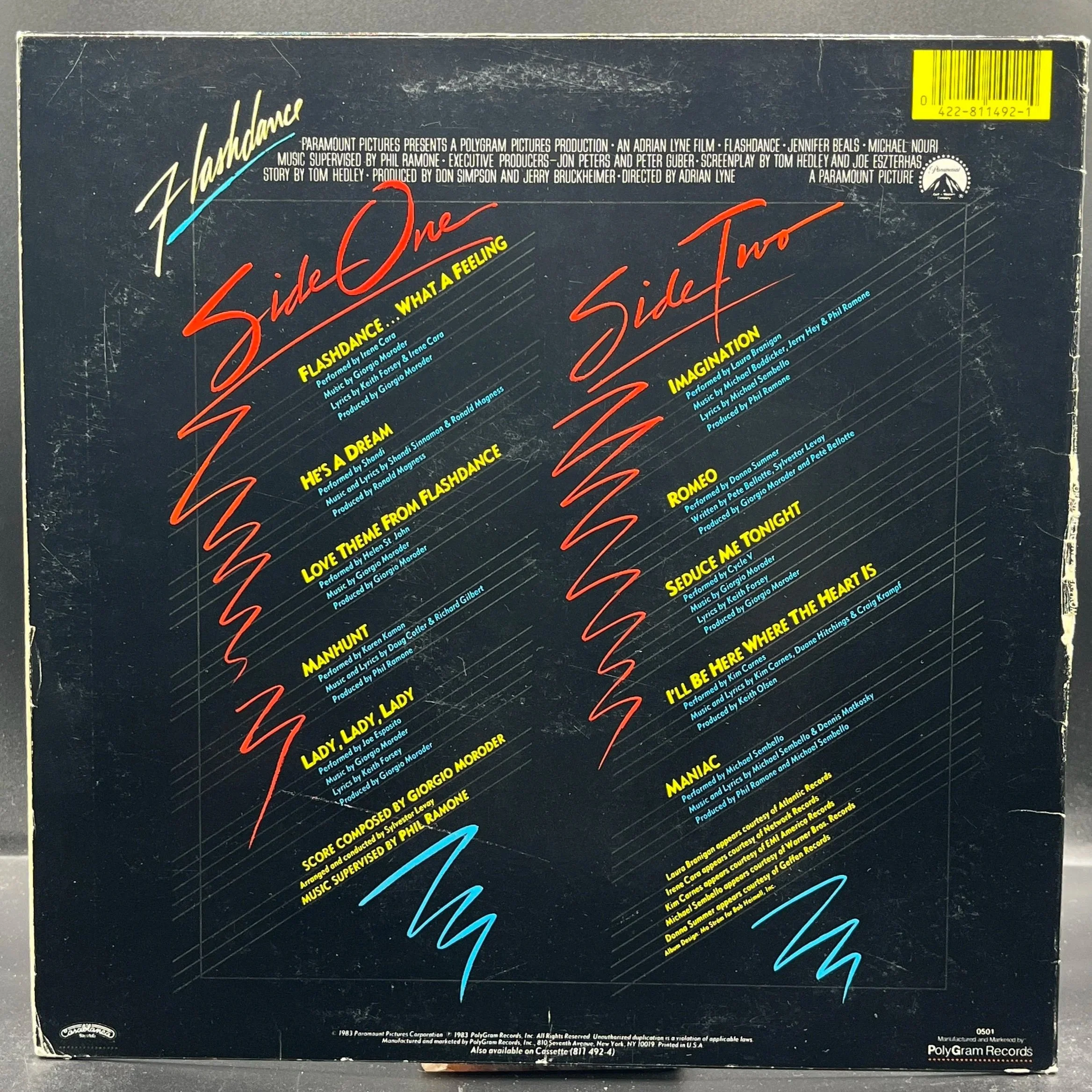 Flashdance (Original Soundtrack) - Ominous Synths Records