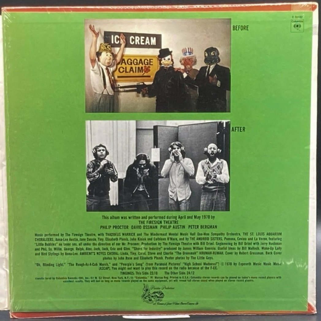 The Firesign Theatre - Don't Crush That Dwarf, Hand Me the Pliers - Ominous Synths Records