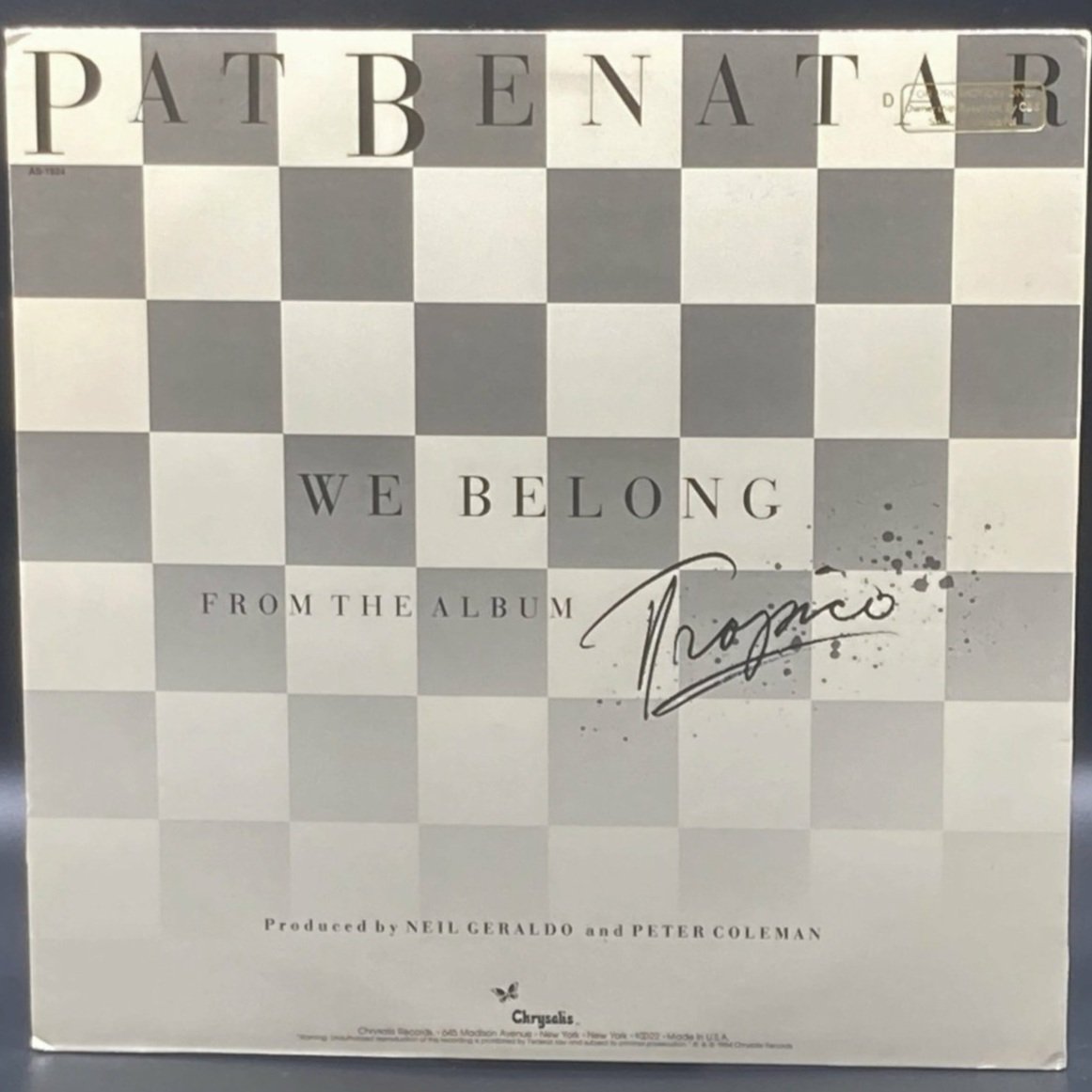 Pat Benatar - We Belong (Single) - Ominous Synths Records