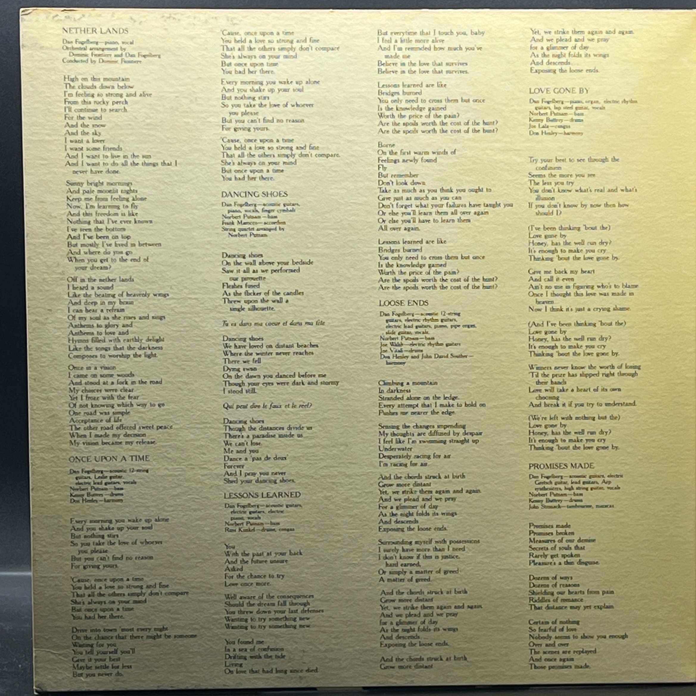 Dan Fogelberg - Nether Lands - Ominous Synths Records