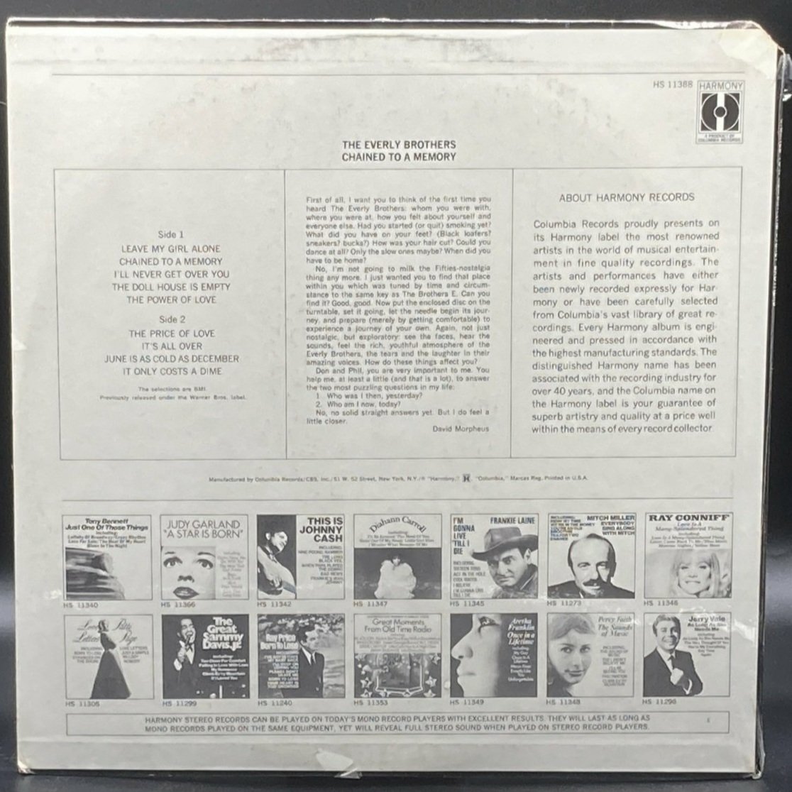 The Everly Brothers - Chained to a Memory - Ominous Synths Records