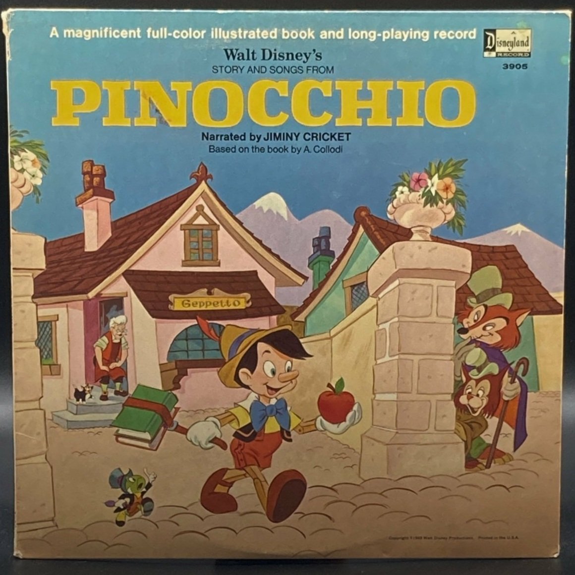 Walt Disney's Story And Songs From Pinocchio (Audiobook) - Ominous Synths Records