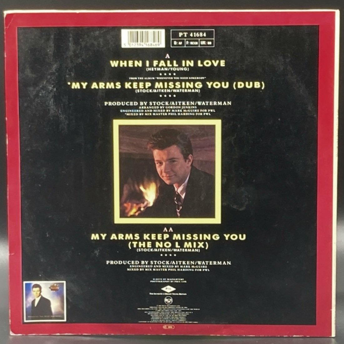 Rick Astley - When I Fall in Love/My Arms Keep Missing You (Single) - Ominous Synths Records