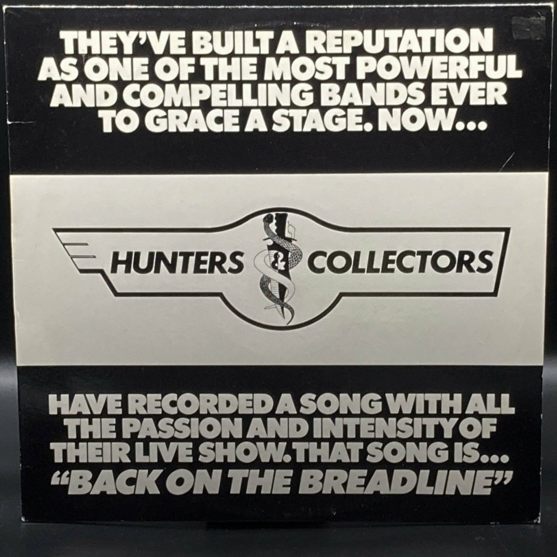 Hunters & Collectors - Back On The Breadline (Single) - Ominous Synths Records