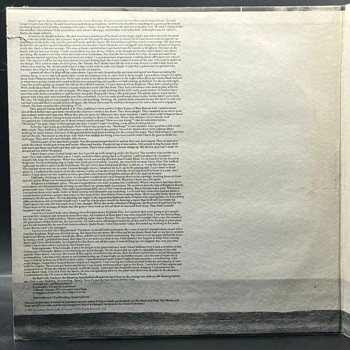 The Who - Quadrophenia - Ominous Synths Records