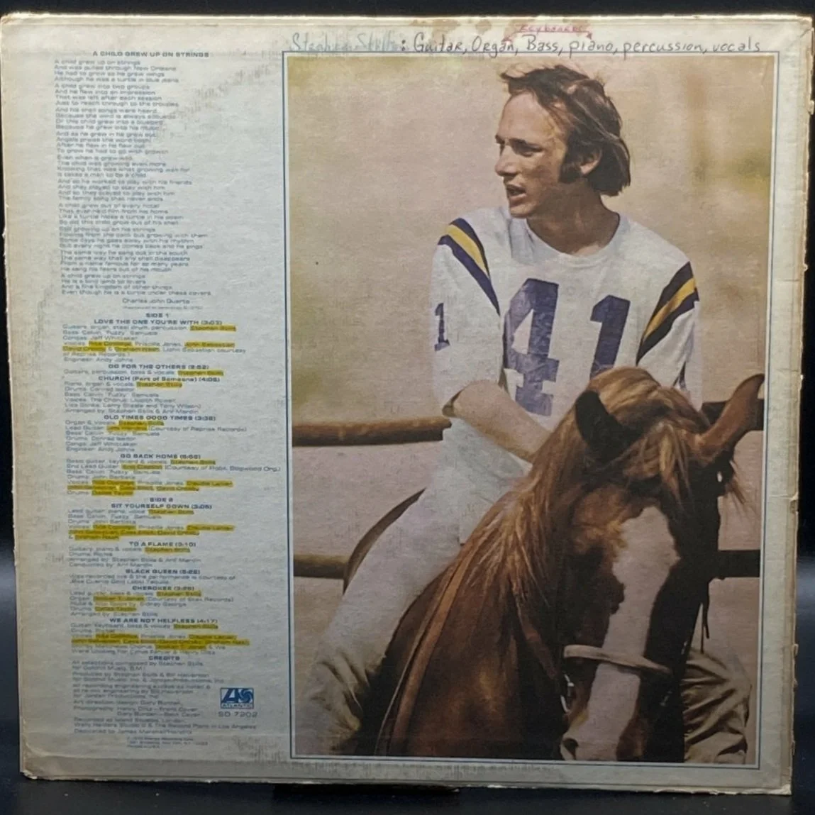 Stephen Stills - Stephen Stills - Ominous Synths Records