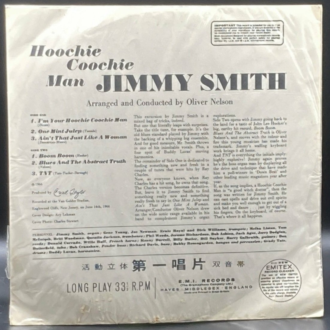 Jimmy Smith - Hoochie Coochie Man (Unofficial) - Ominous Synths Records