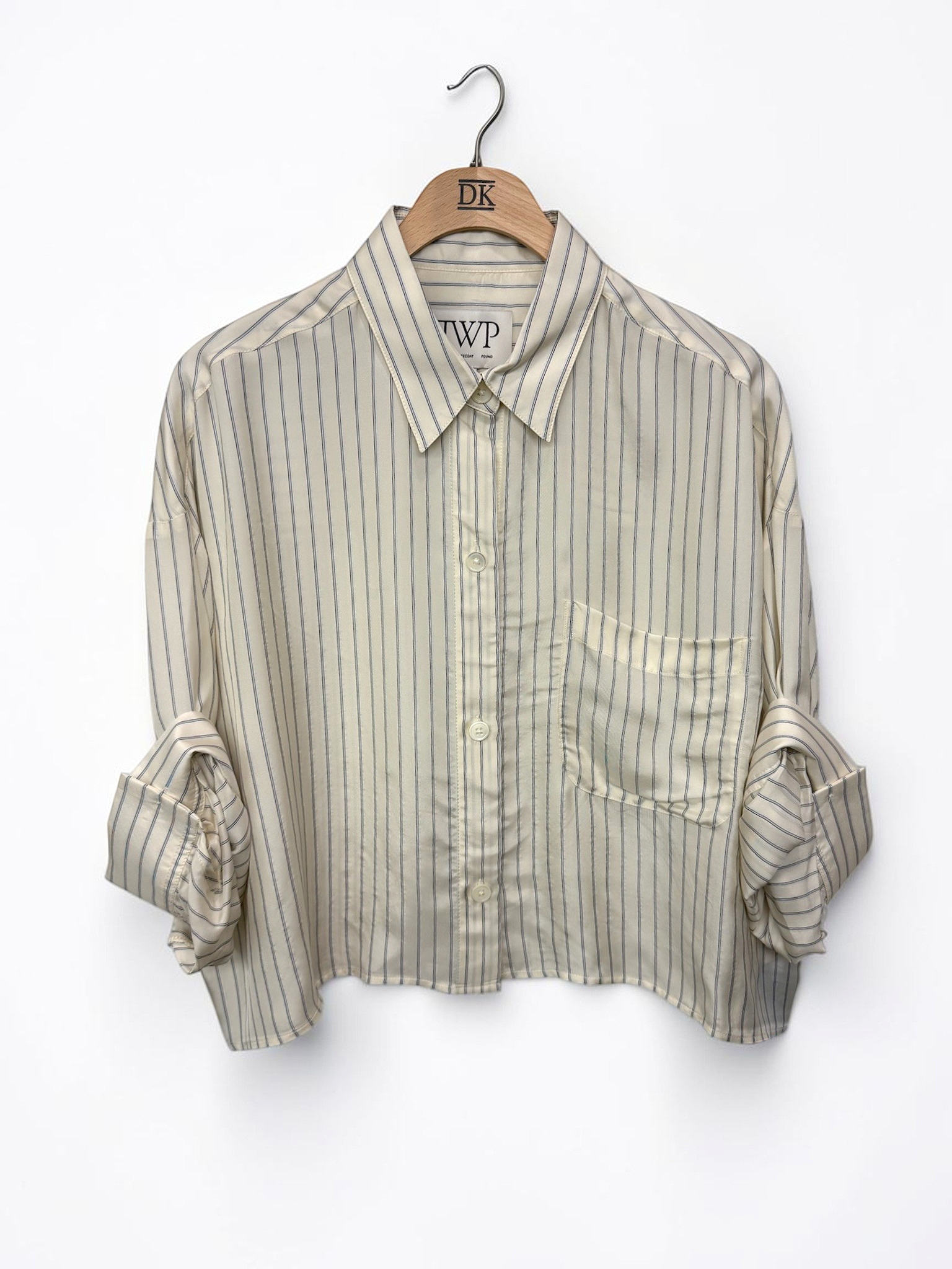 Next Ex Shirt in Pencil Stripe