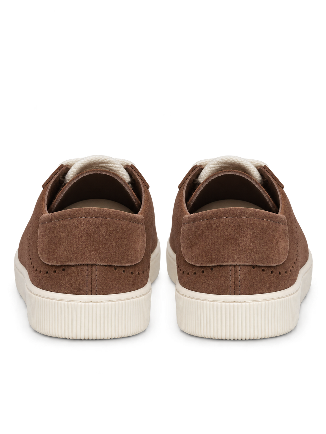 Rear view of brown suede sneakers.png