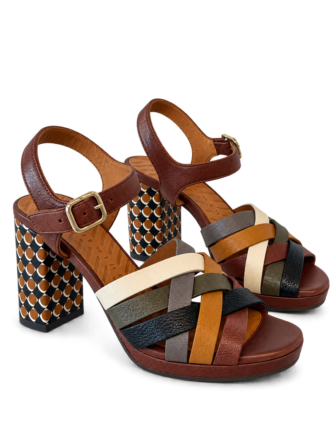 Multicolor woven leather block-heel sandals-1.png