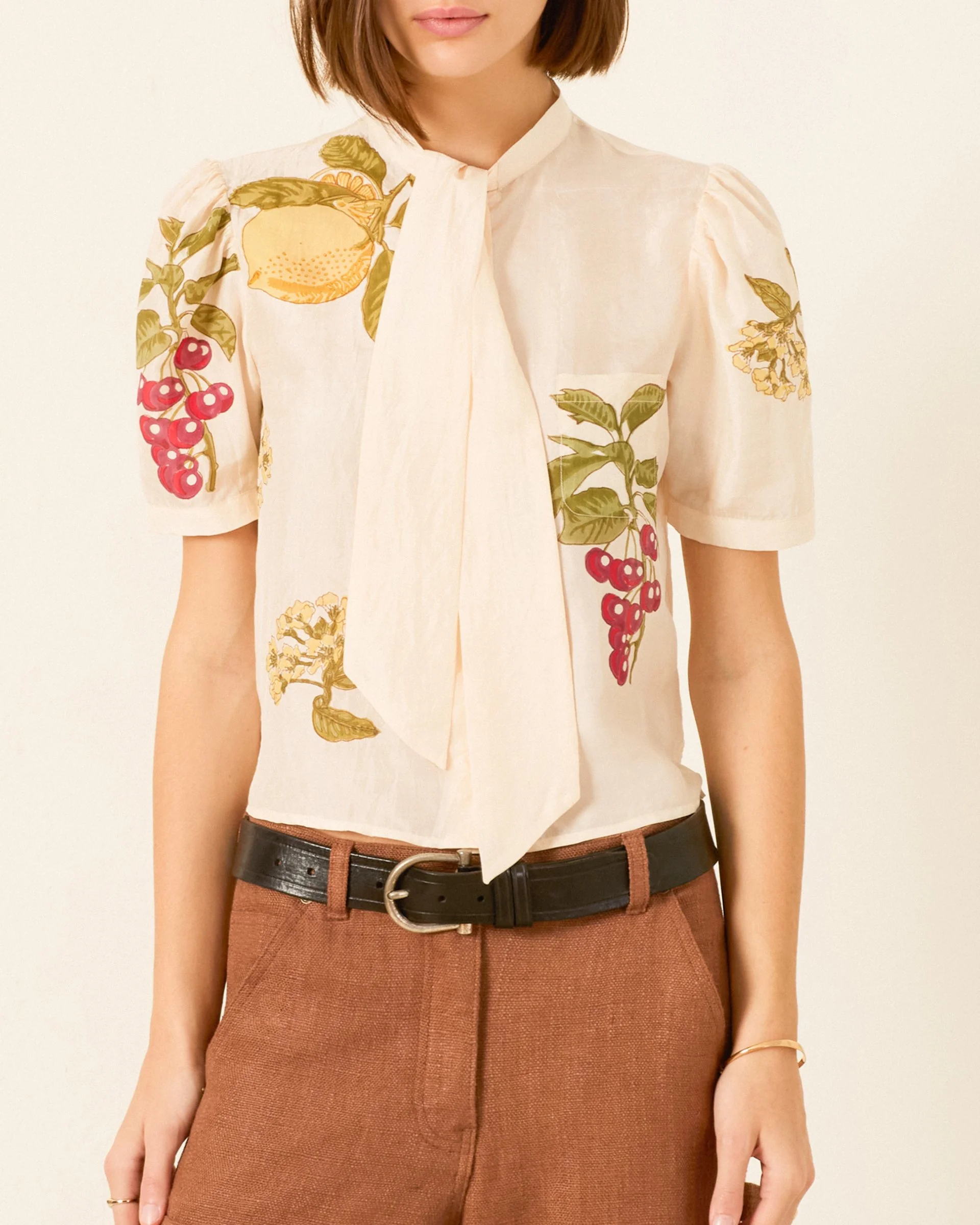 Chance Four Fruit Silk Shirt