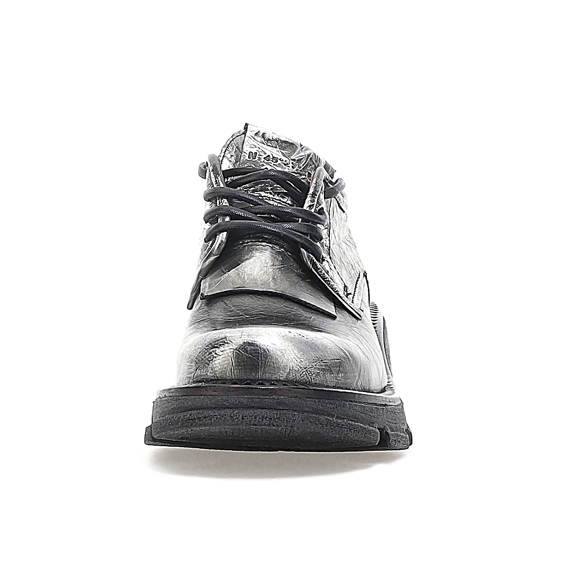 Layton Lug-Sole Derby in Antique Silver by A.S.98 at Deborah Kent's Boutique in South Tampa