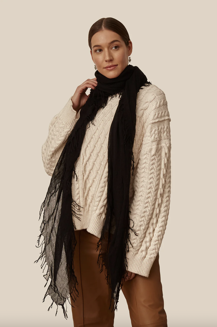 chan luu cashmere and silk scarf