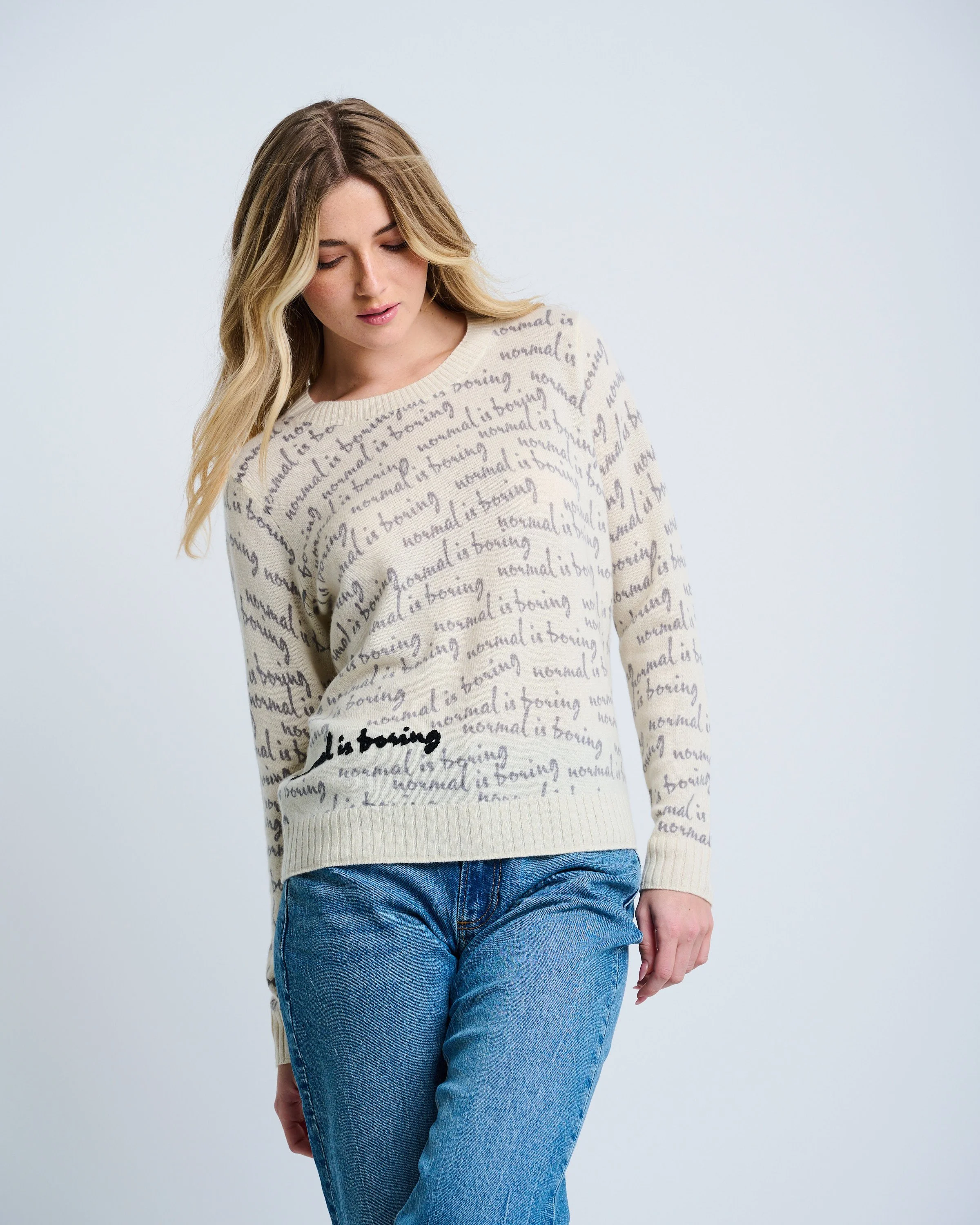 "Normal is Boring" Sweater