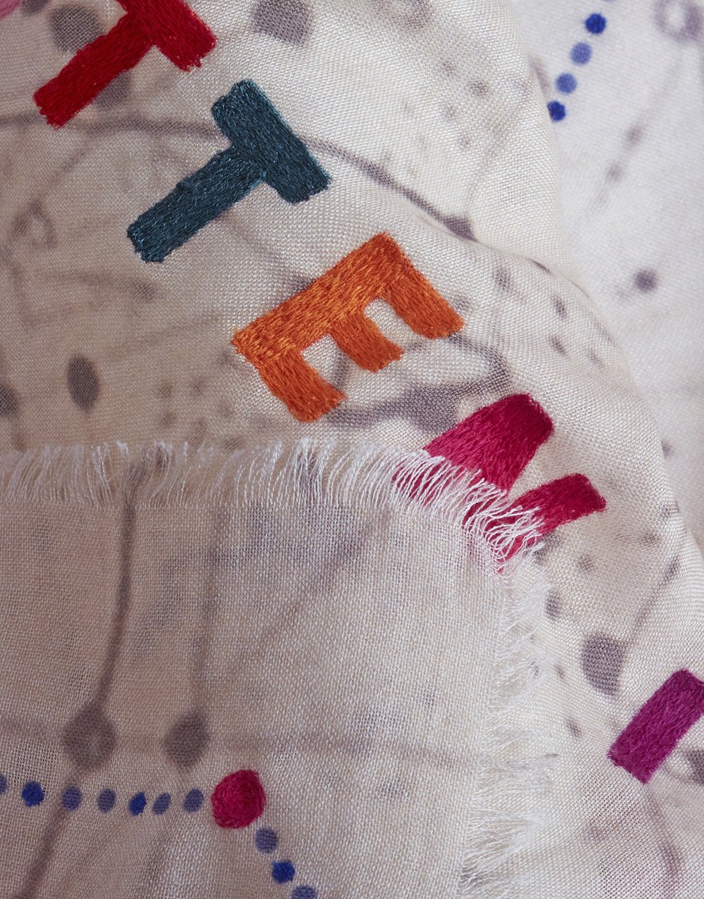 'Cielo' Silk Modal Printed Stole by Faliero Sarti at Deborah Kent’s Boutique in South Tampa