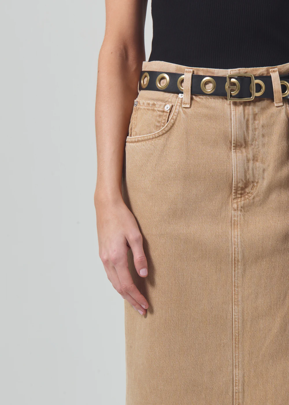 Verona Denim Column Skirt in Seychelles by Citizens of Humanity at Deborah Kent’s Boutique in South Tampa