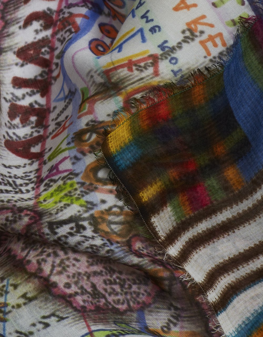 Italia Printed Silk Modal Scarf by Faliero Sarti at Deborah Kent’s Boutique in South Tampa