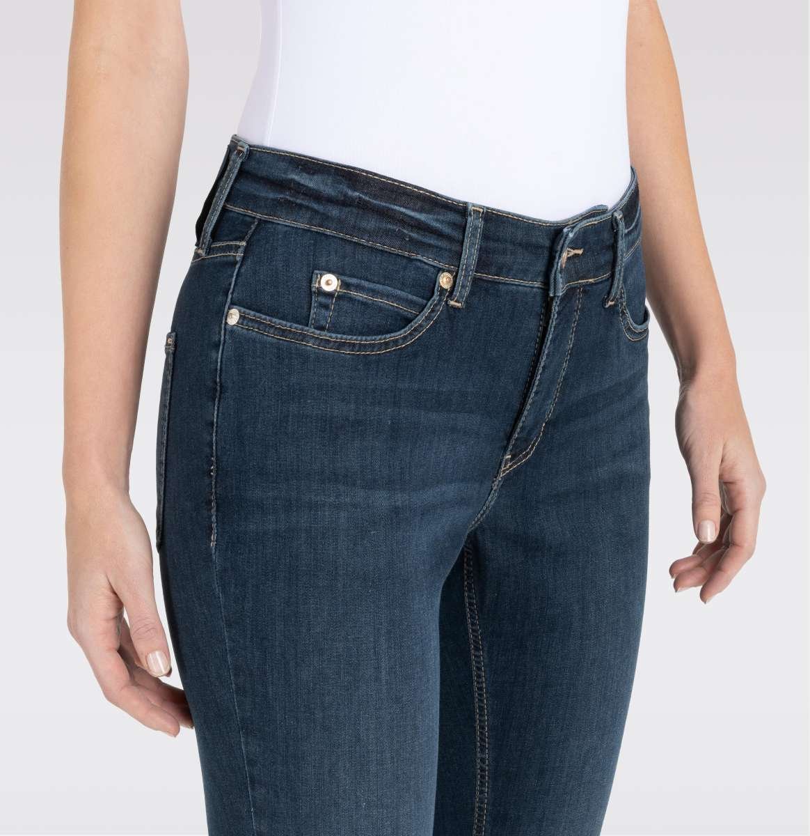 Dream Chic Jean in Authentic Dark Blue by MAC at Deborah Kent's Boutique in South Tampa