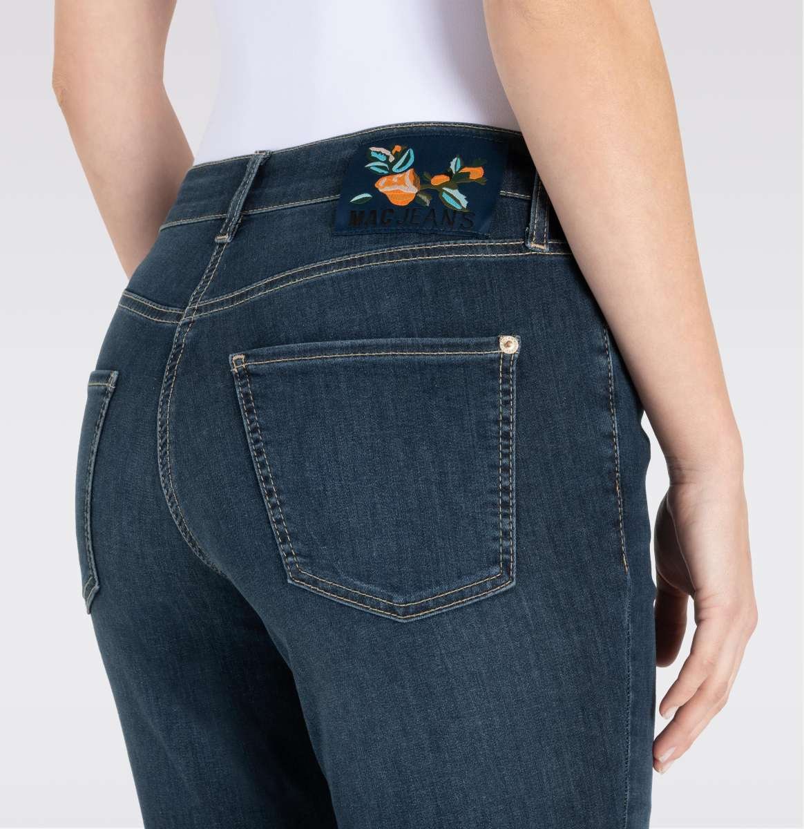 Dream Chic Jean in Authentic Dark Blue by MAC at Deborah Kent's Boutique in South Tampa