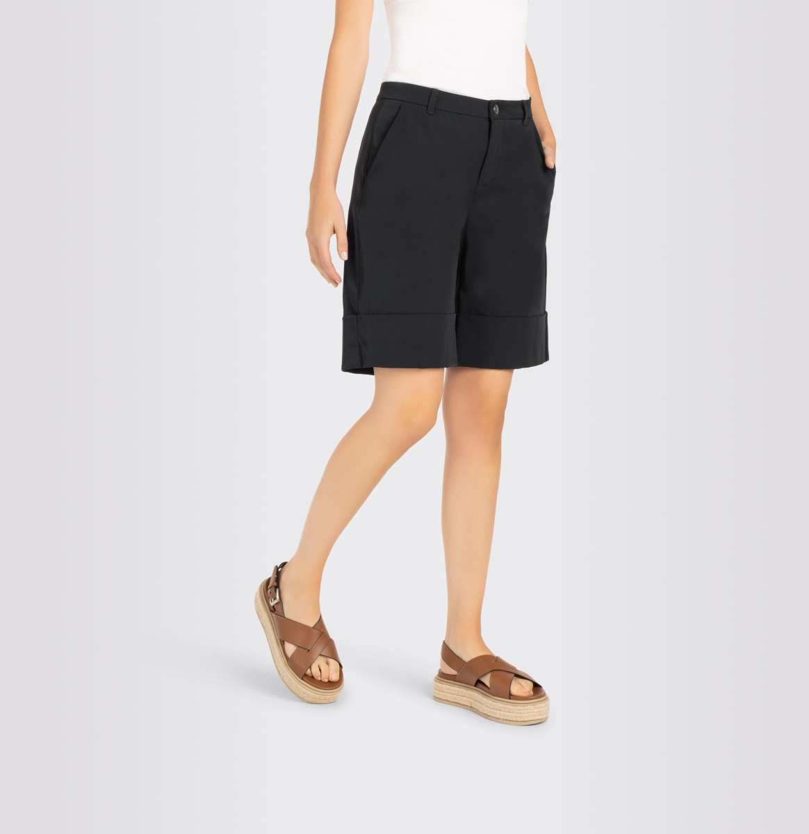 Suna Bermuda Short in Black by MAC at Deborah Kent's Boutique in South Tampa