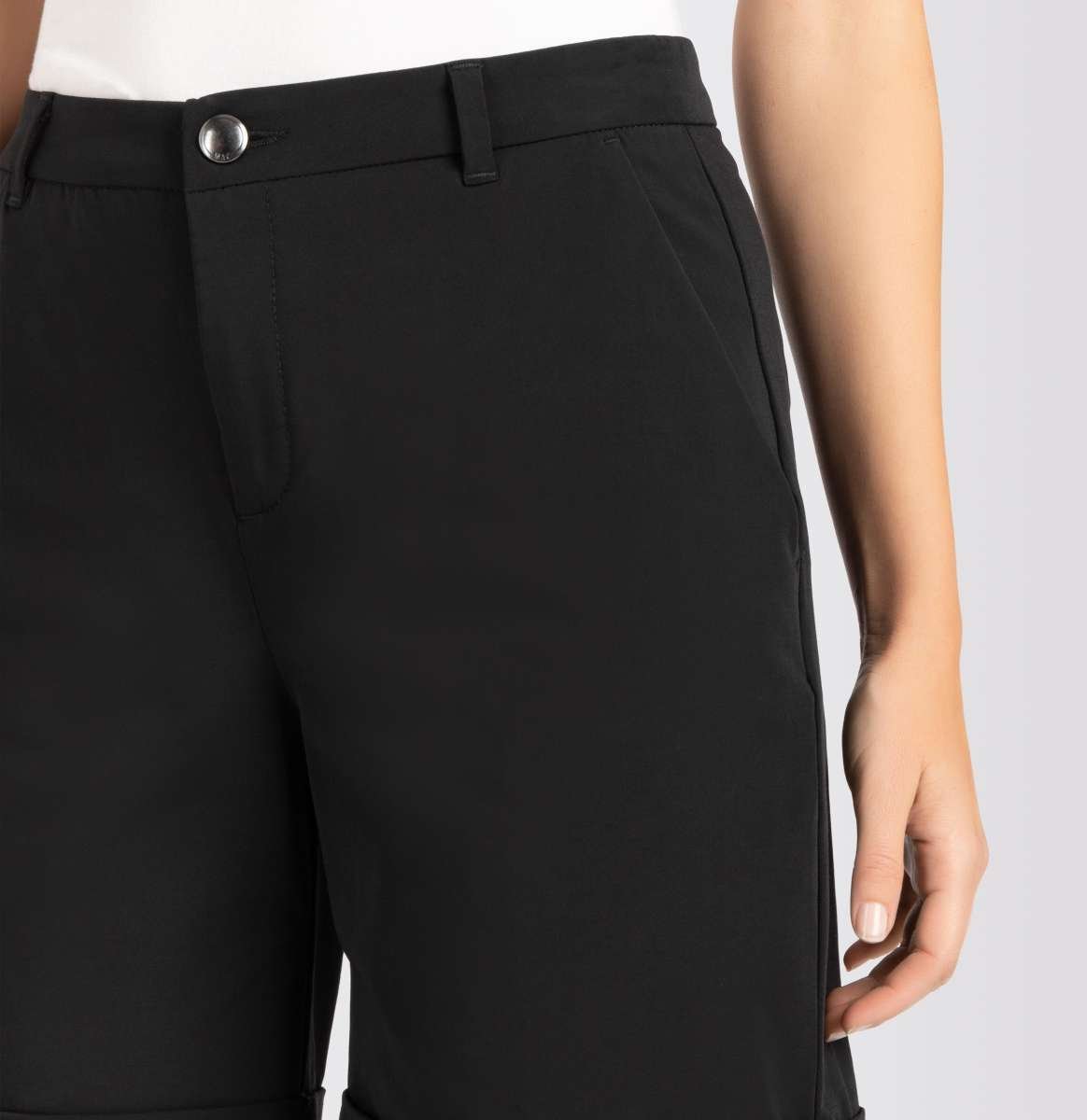 Suna Bermuda Short in Black by MAC at Deborah Kent's Boutique in South Tampa
