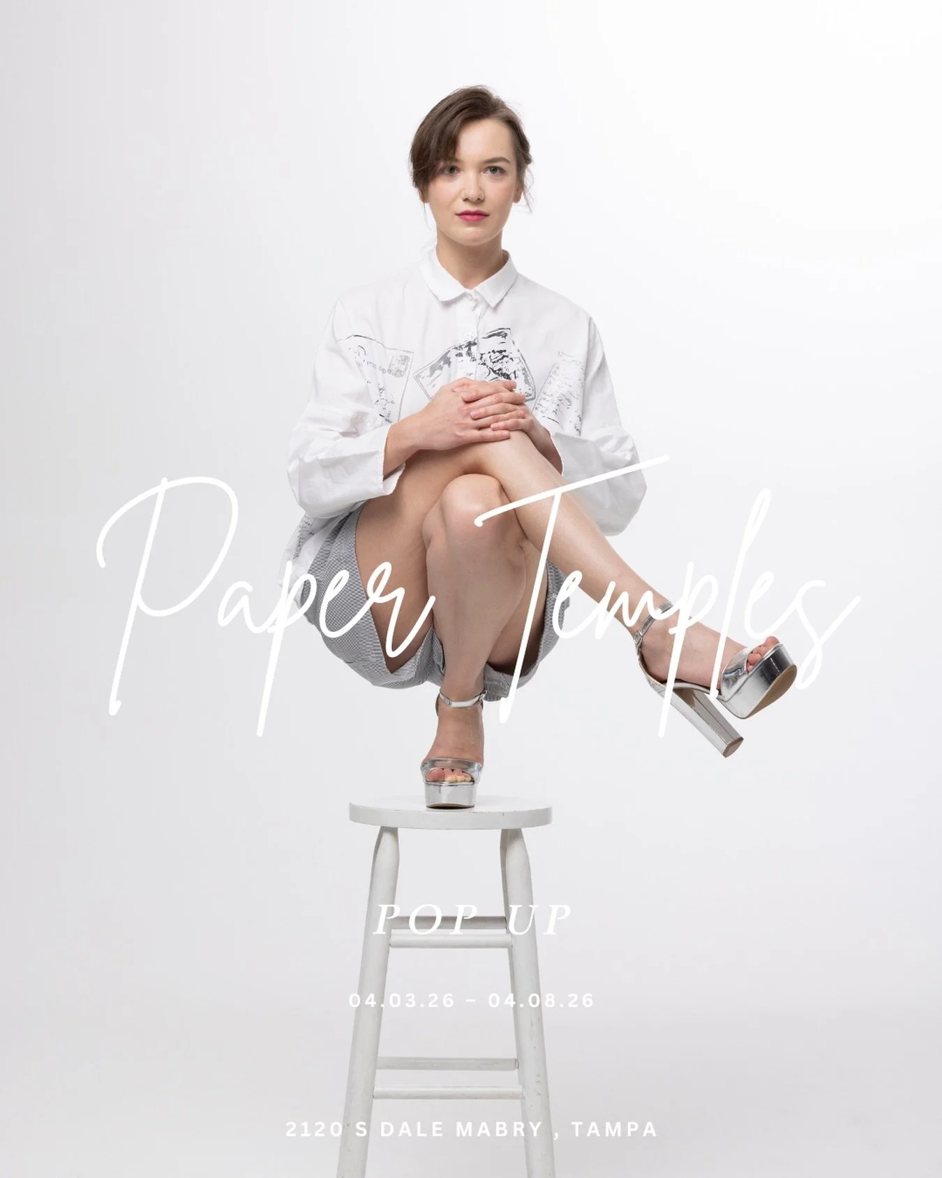 Paper Temples. At Deborah Kent&rsquo;s, April 3rd &mdash; 8th. 🖤