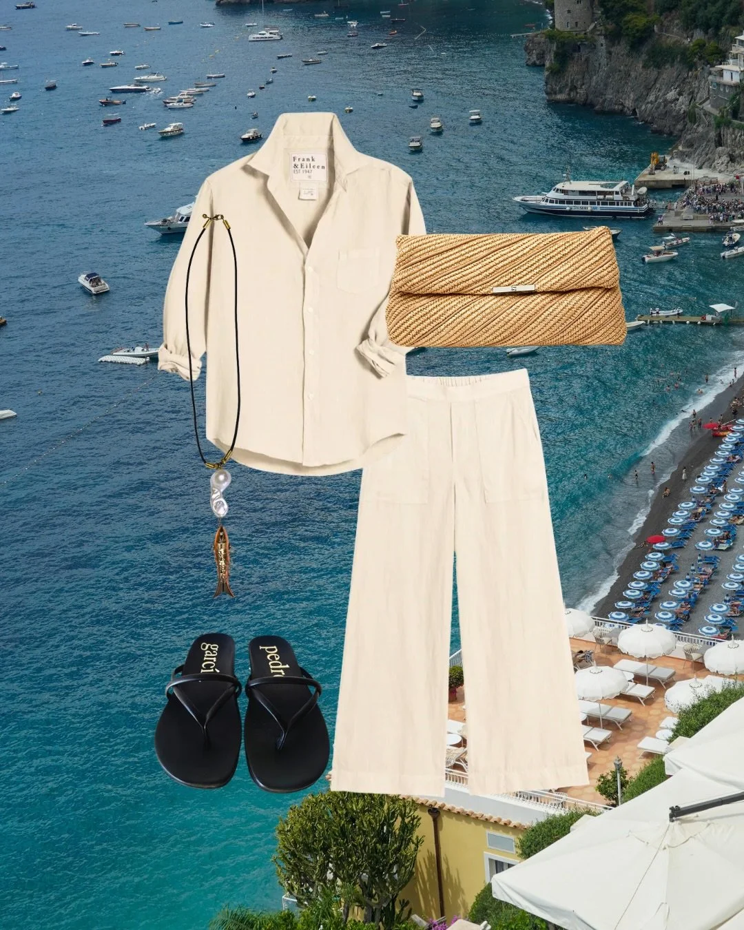 a mediterranean state of mind &mdash; what we&rsquo;d wear from the morning swim to the last of the light. which one would you pack first?