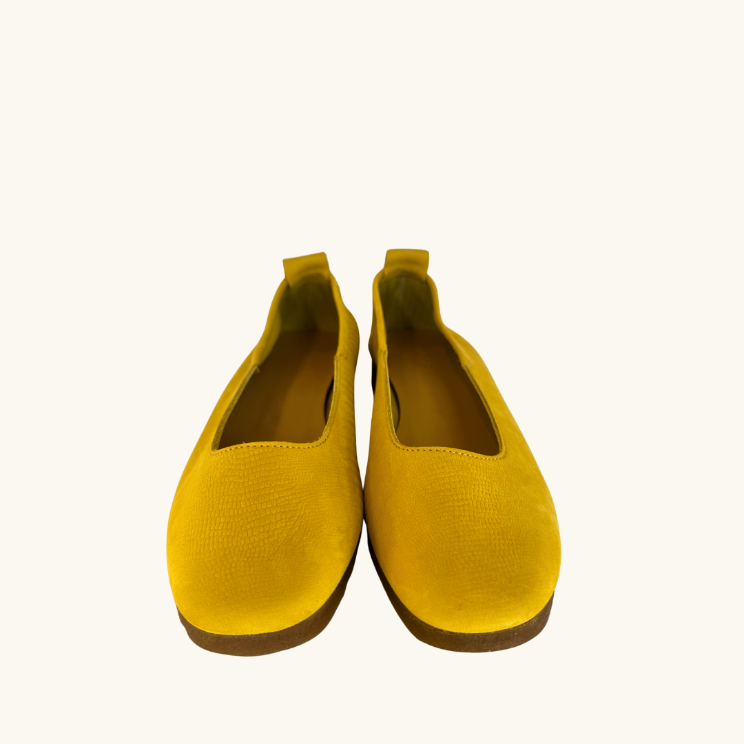 Sadjel Lizard Ballerinas