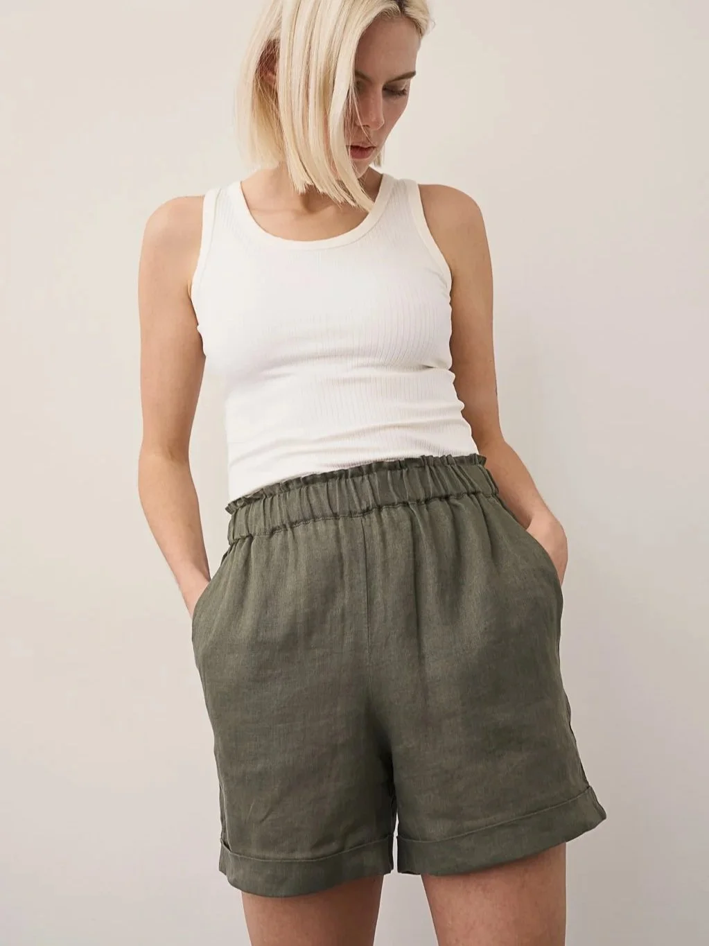 Brenda Linen Shorts