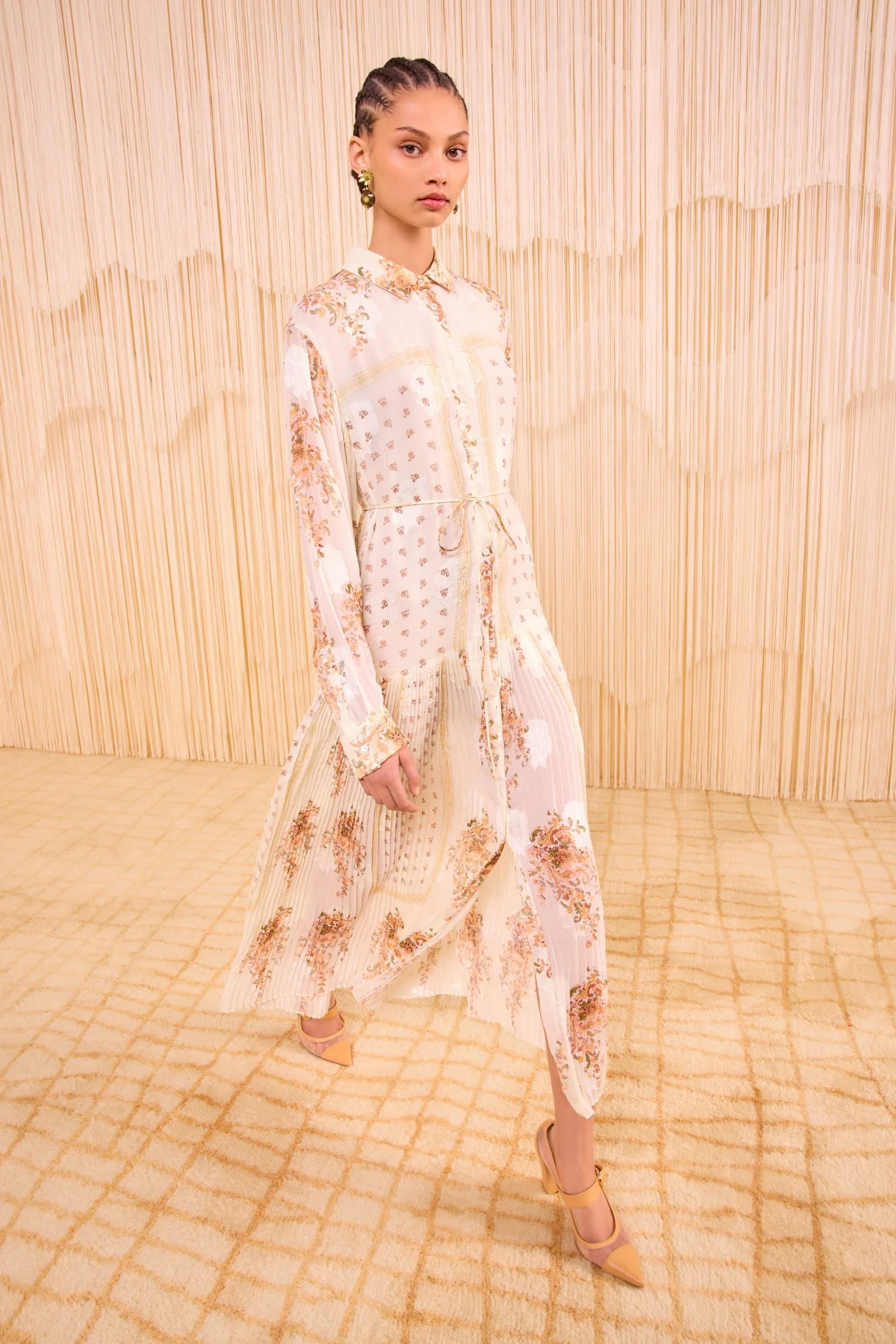 ★BAU by Bride And You★ ELLIE Vneck shirred shirt dress (Bu Deborah Kent's Boutique in South Tampa — Emilie Drop Waist