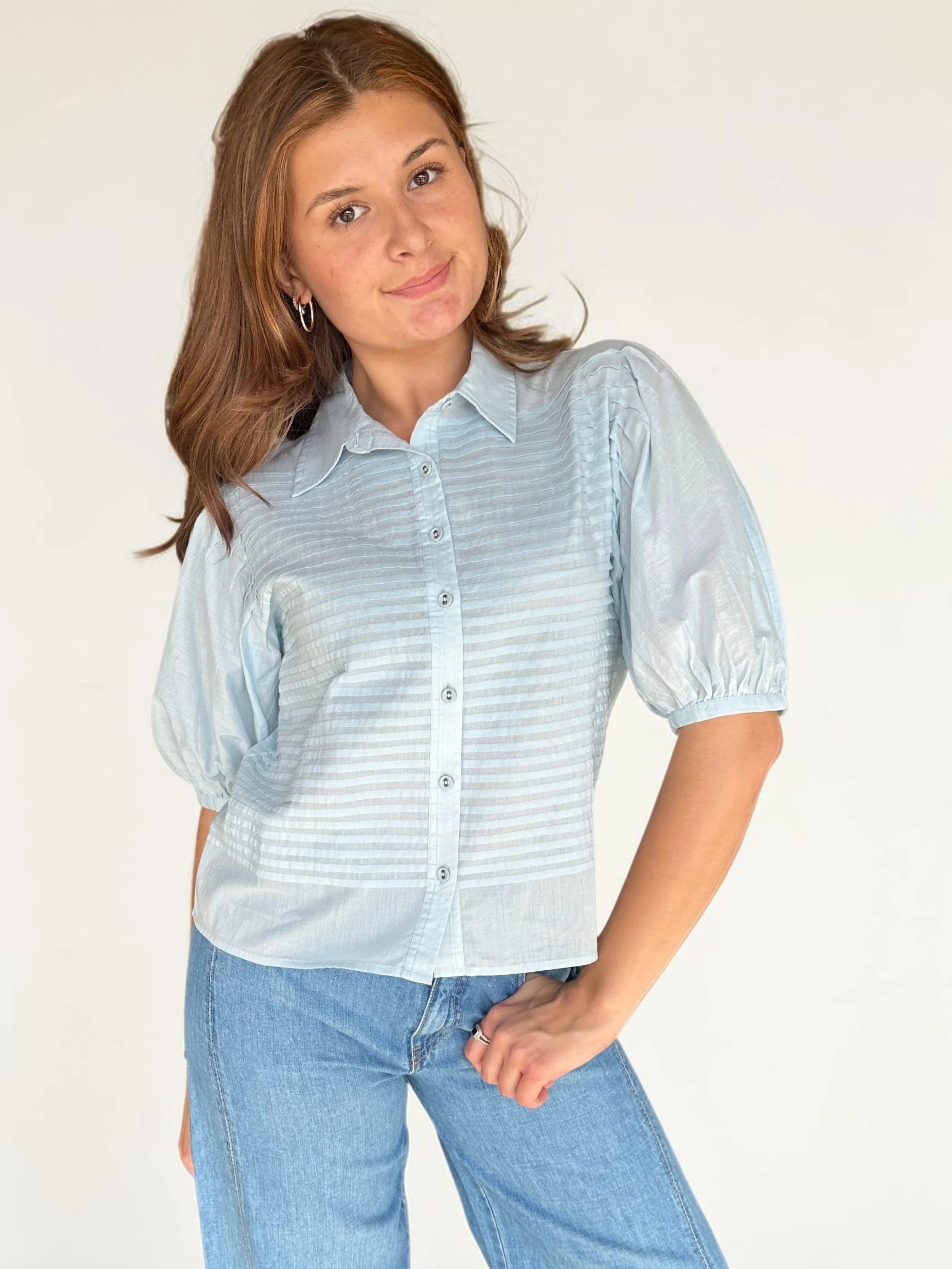 Cordelia Button Up Top