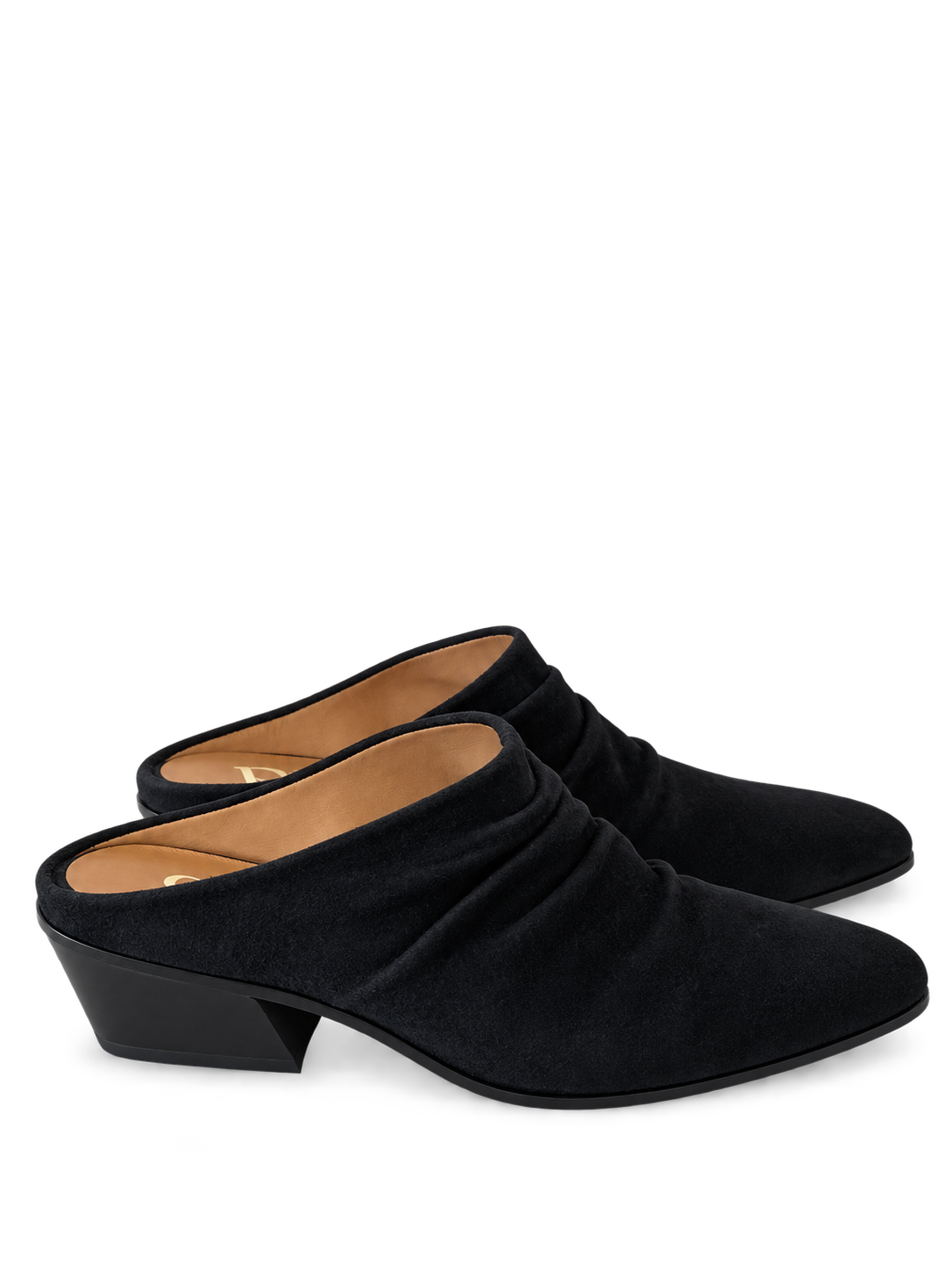 Helenka Ruched Suede Mule