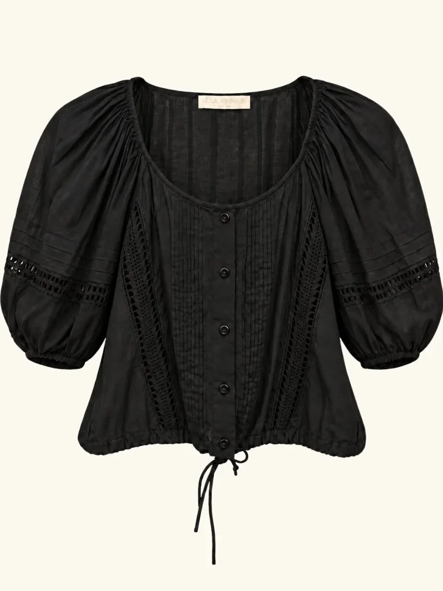 Clara Short Sleeve Cotton Top