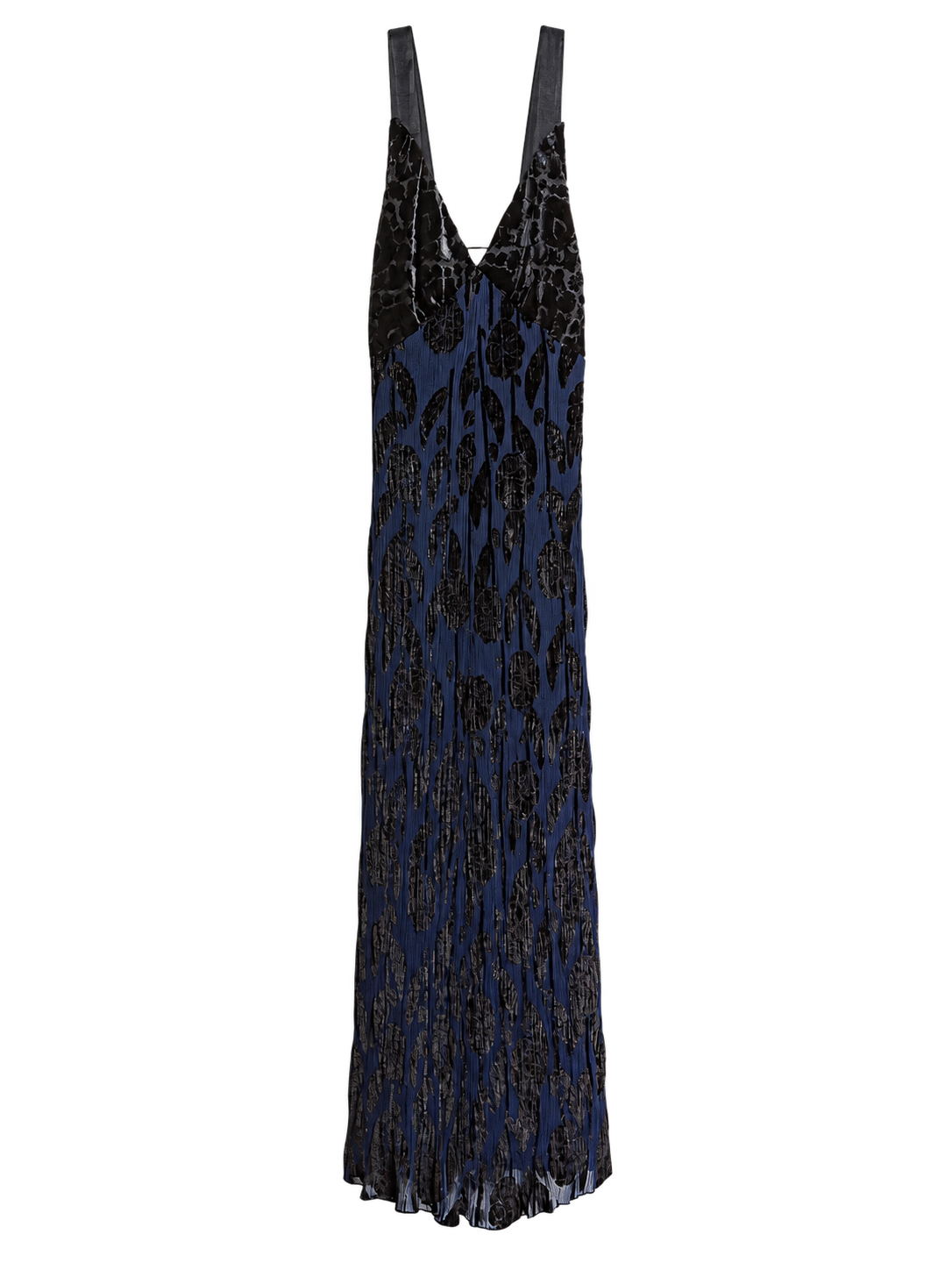 Roses Devoré Velvet Slip Dress
