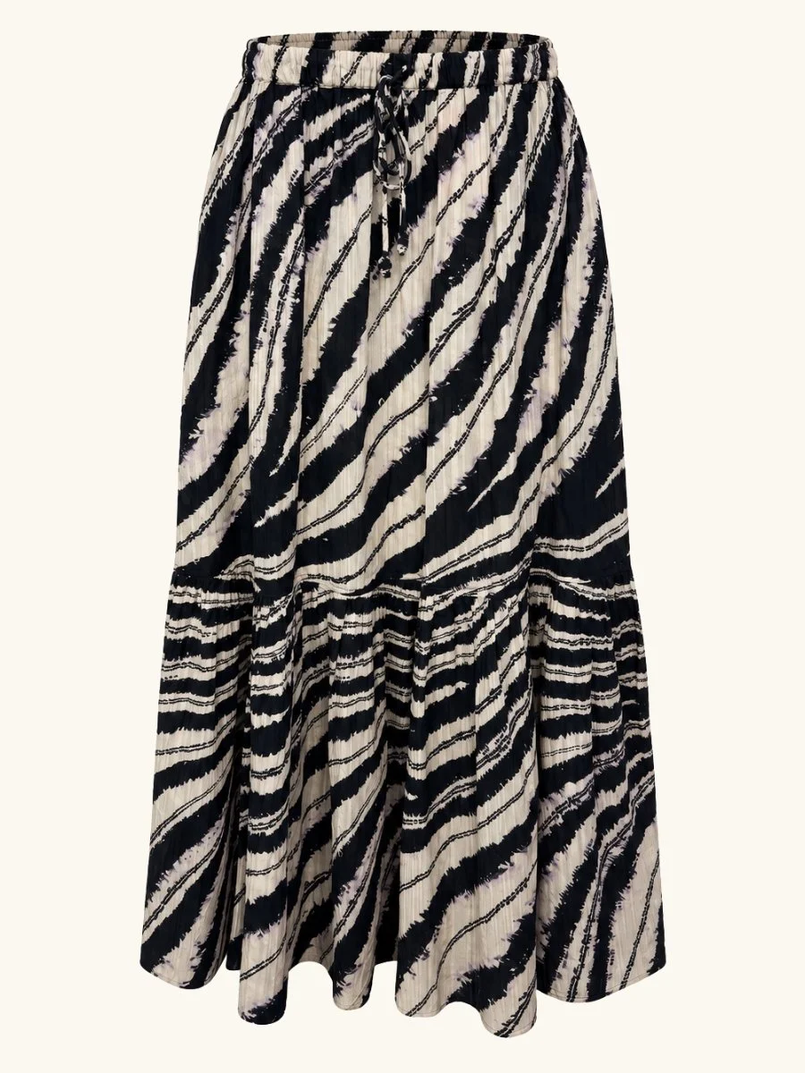 Olina Cotton Midi Skirt