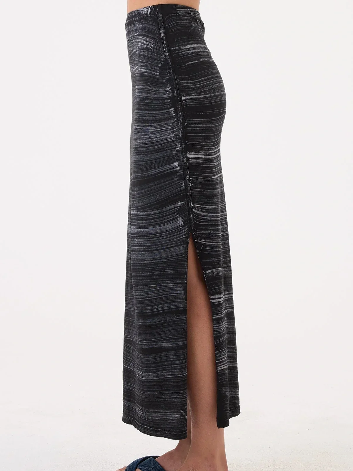 Cabana Stripe Maxi Skirt