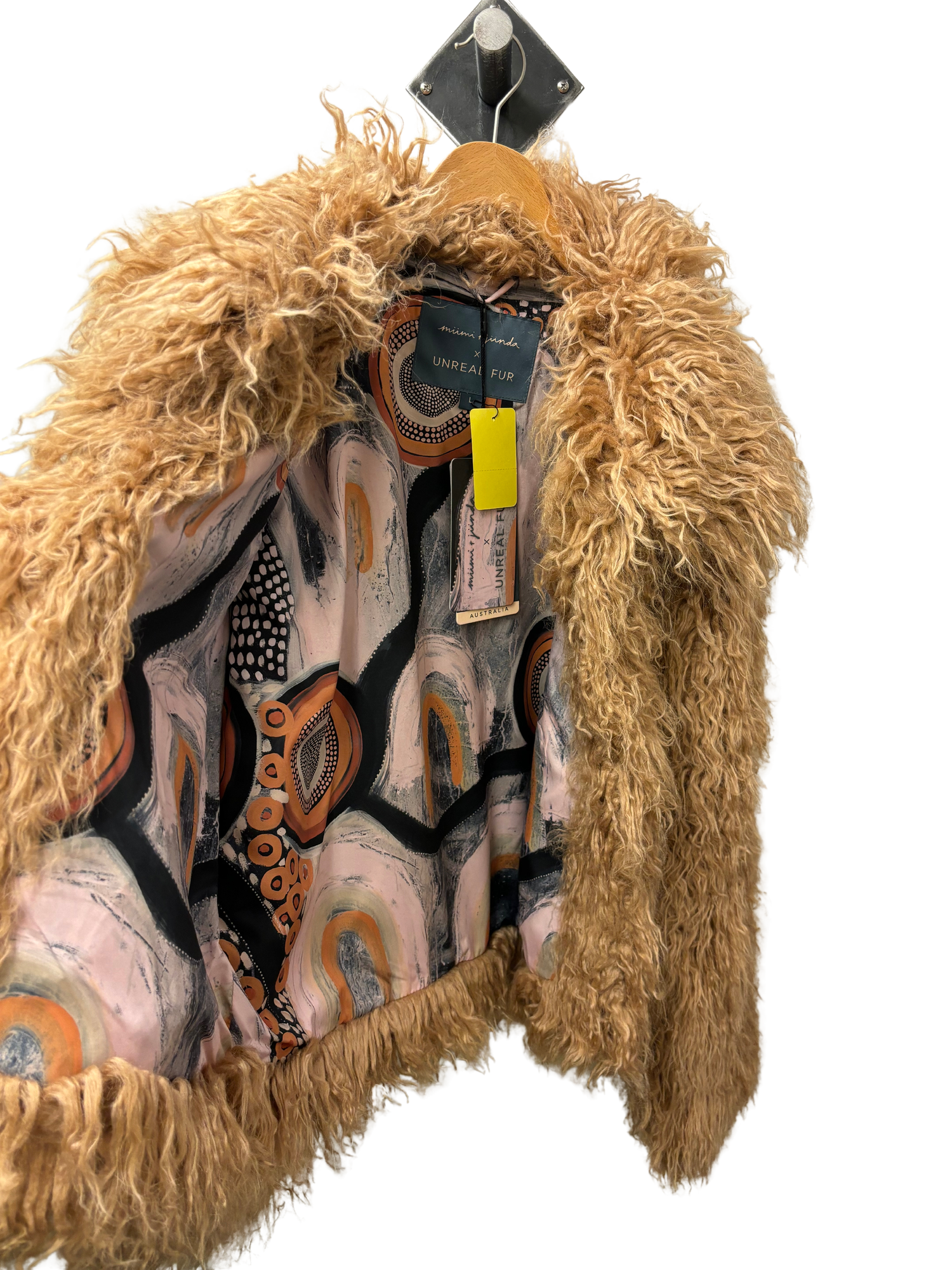 ジャケット・アウター Luan poodle fur coat AZALEA-WANG-TOASTED-