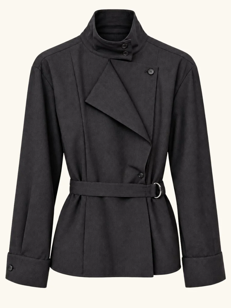 The Last Chapter Jacket in Italian Wool Twill