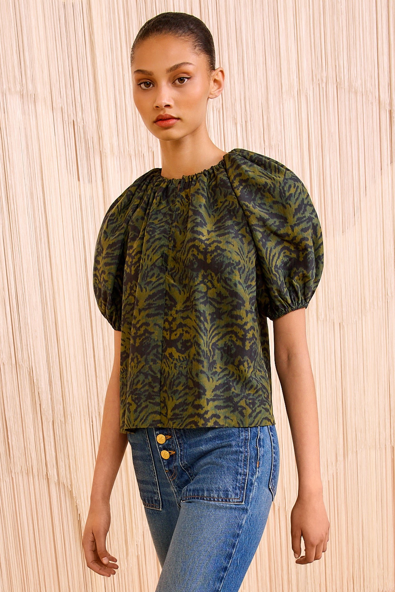 ULLAJOHNSON_TalieSilkShortSleeveBlouse_DESERTJASPER_FA250215_01_Main.jpeg