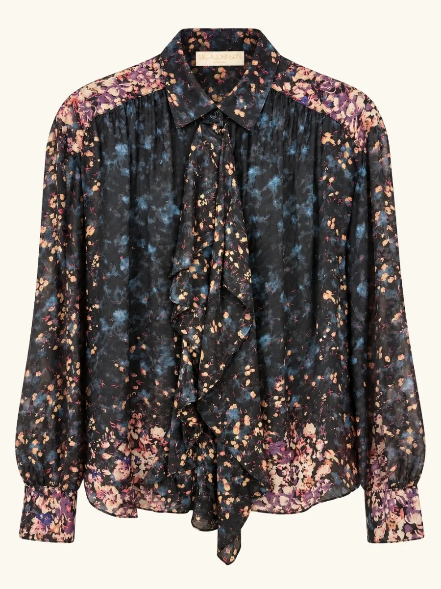 Gesture Long Sleeve Silk Blouse