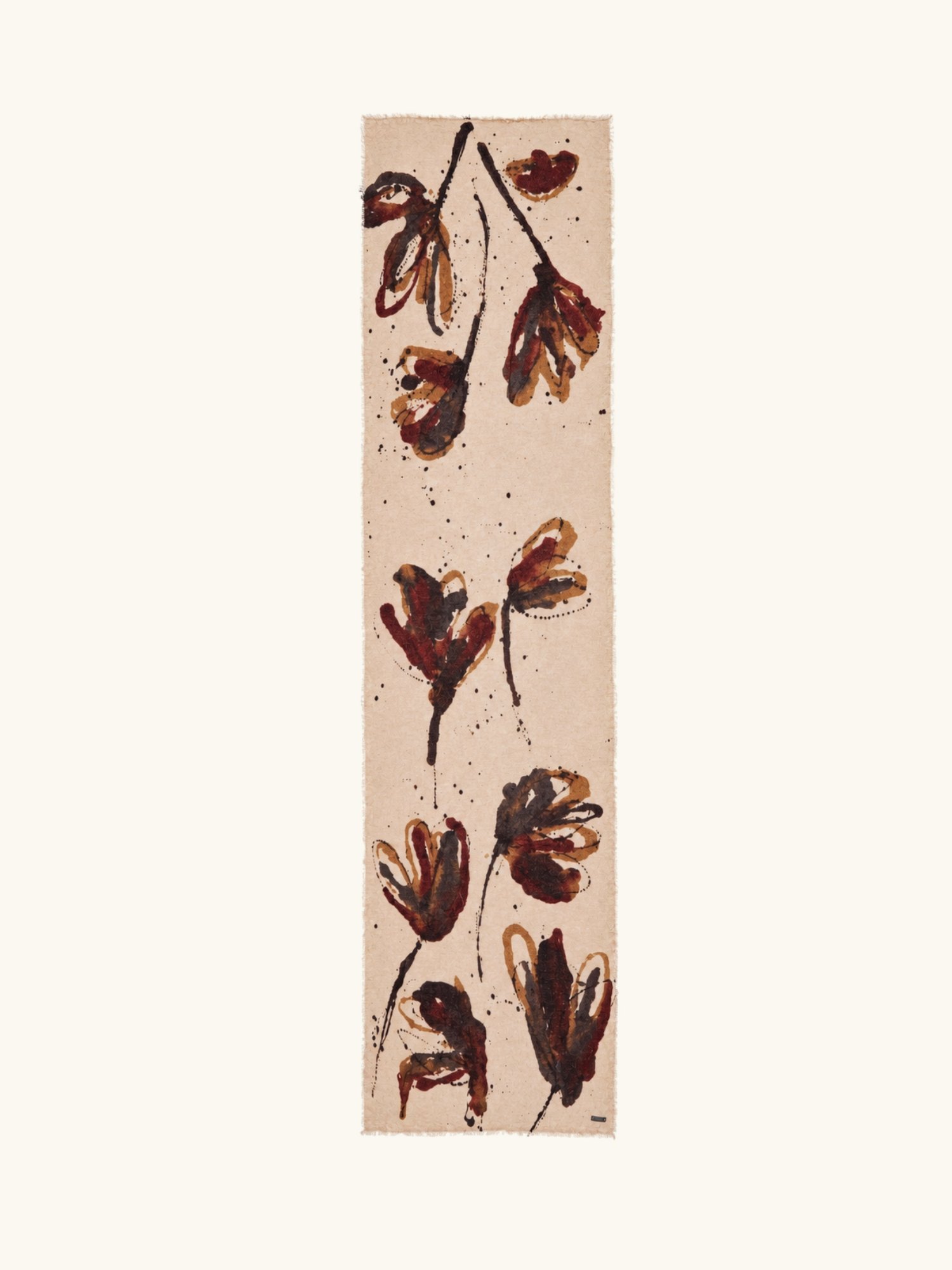 Luxuria Hand-Painted Cashmere Scarf