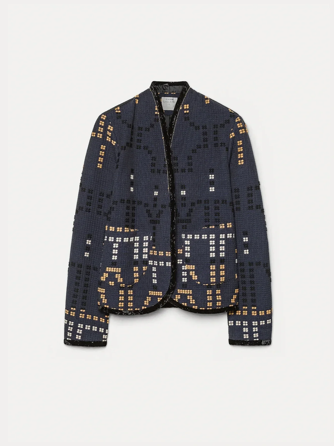 "Samarcanda" Jacquard Jacket Notte