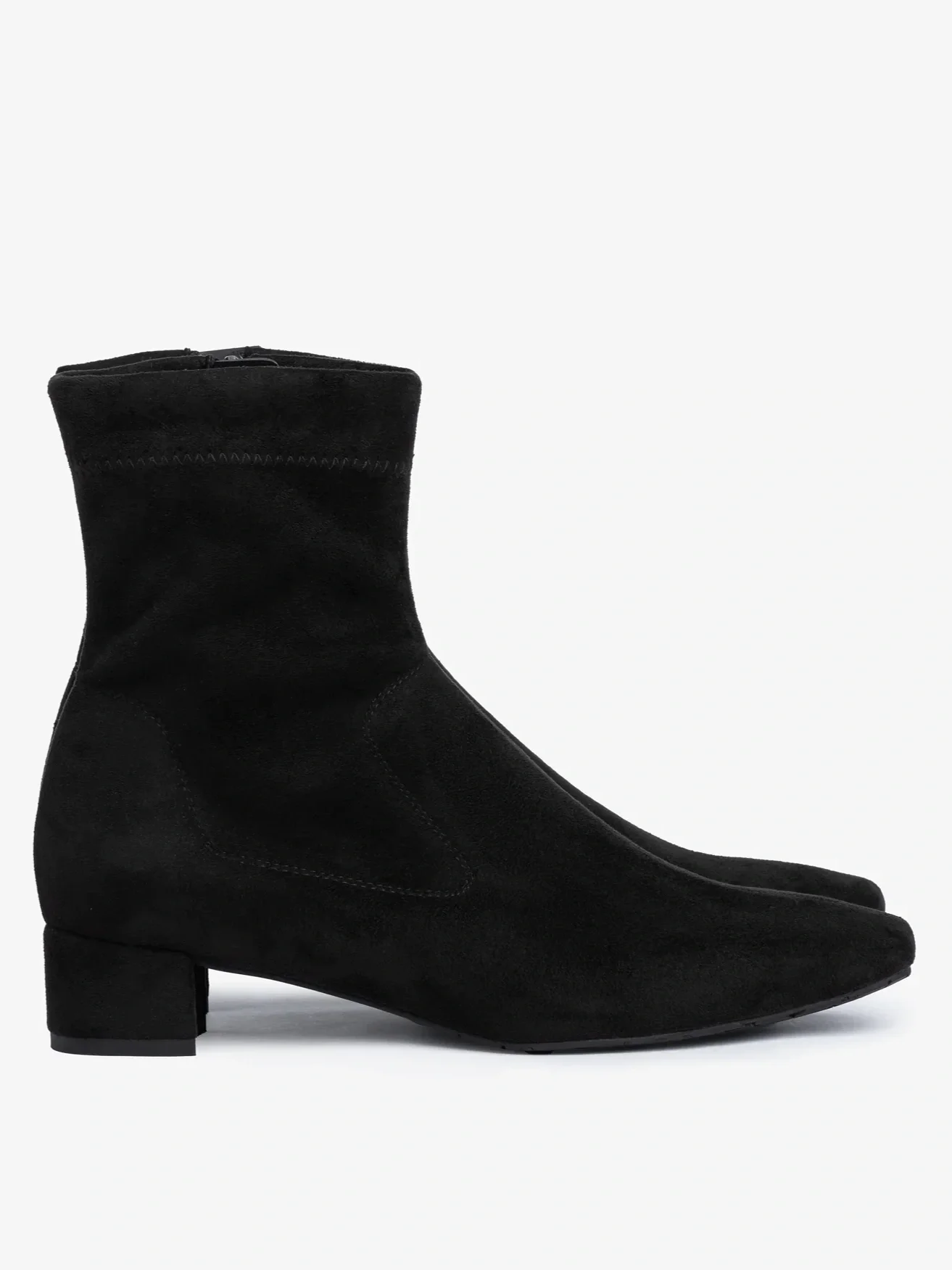 Encina Stretch Suede Ankle Boot
