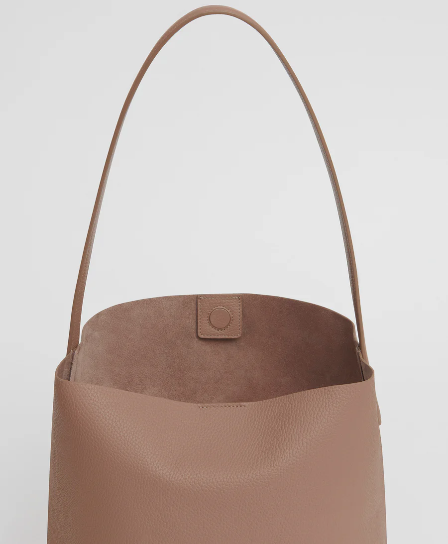 Everyday Cabas Large Leather Tote in Biscotto by Mansur Gavriel at Deborah Kent's Boutique in South Tampa