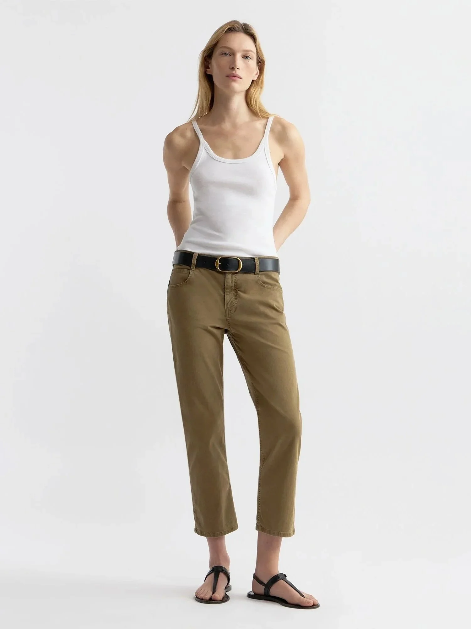 Nili Lotan Lorimer Cotton Pant