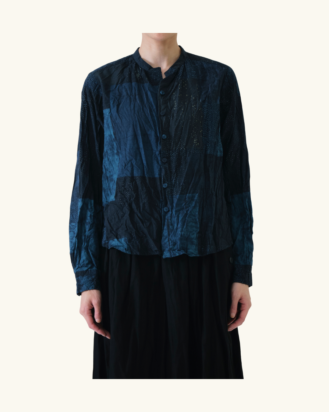 Tsugihagi Print Blouse