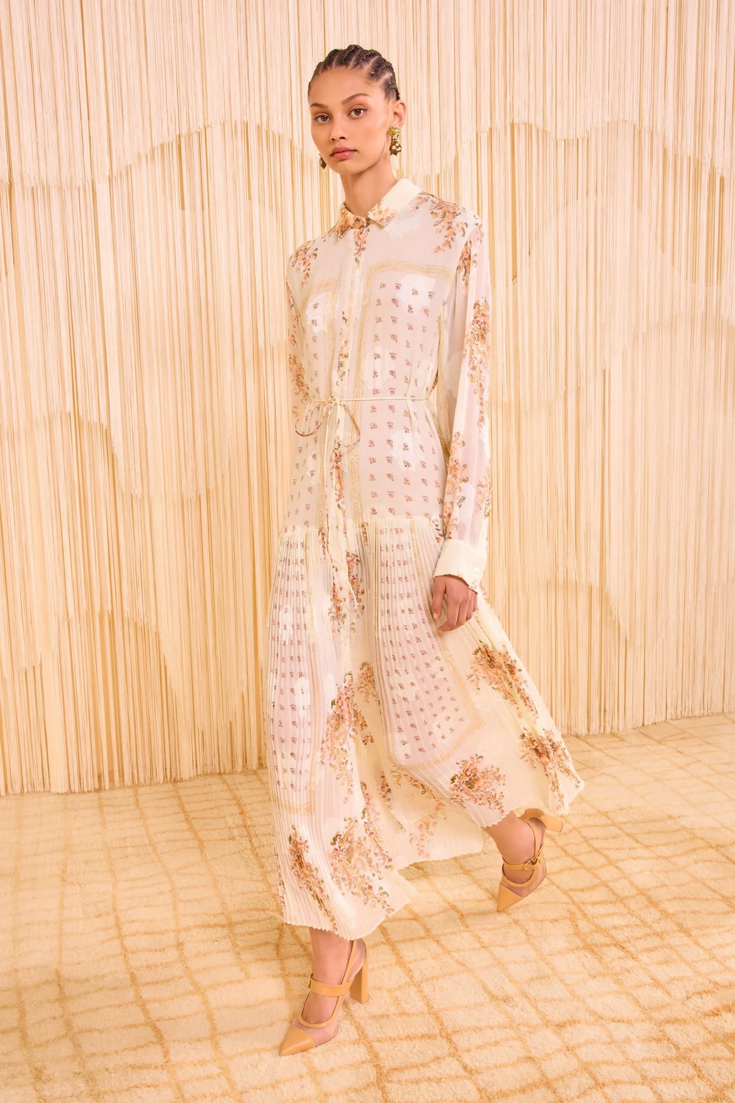 ★RECTO★ELEANOR SLIK LONG BLOUSE DRESS★6132_6133★韓国★ RECTO - Official Website